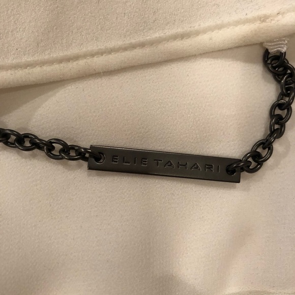 Elie Tahari Tweed front blazer - Picture 3 of 3